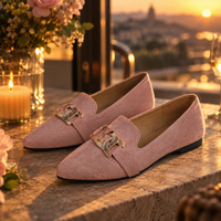 Victoria | Mocasines de Ante con Cadena