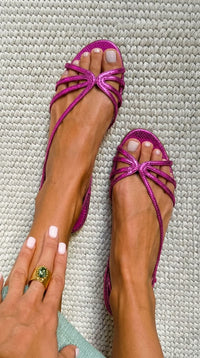 Sandalias Elegantes con Brillo