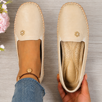 Mocasines Martina confort premium en blanco crema