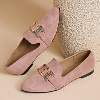 Victoria | Mocasines de Ante con Cadena