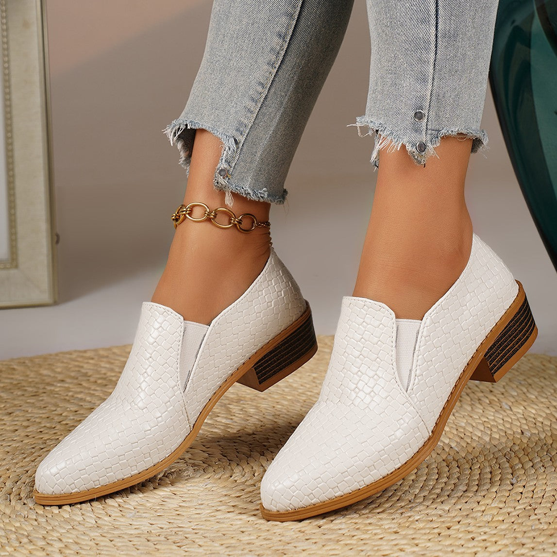 Olivia | Mocasines Efecto Trenzado