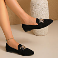 Victoria | Mocasines de Ante con Cadena