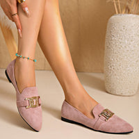 Victoria | Mocasines de Ante con Cadena