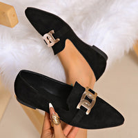 Victoria | Mocasines de Ante con Cadena