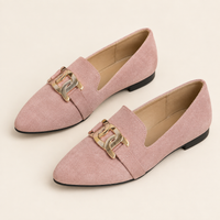 Victoria | Mocasines de Ante con Cadena