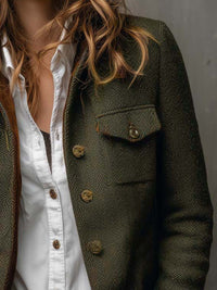 Chaqueta Rebeca verde oliva