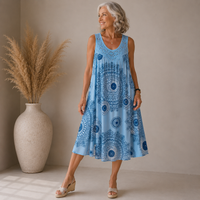 Vestido Solana en azul claro